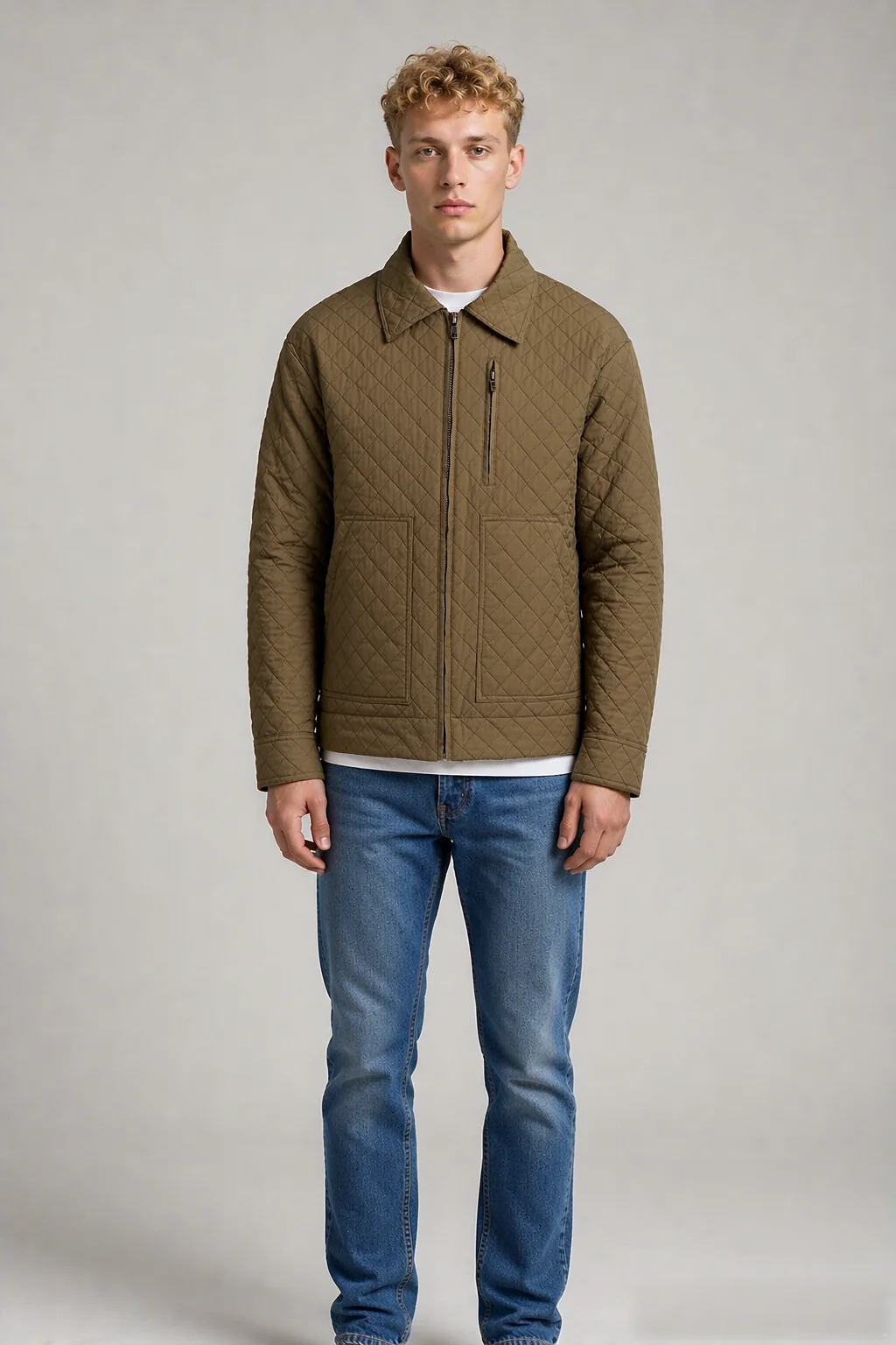 0233 jacket on model