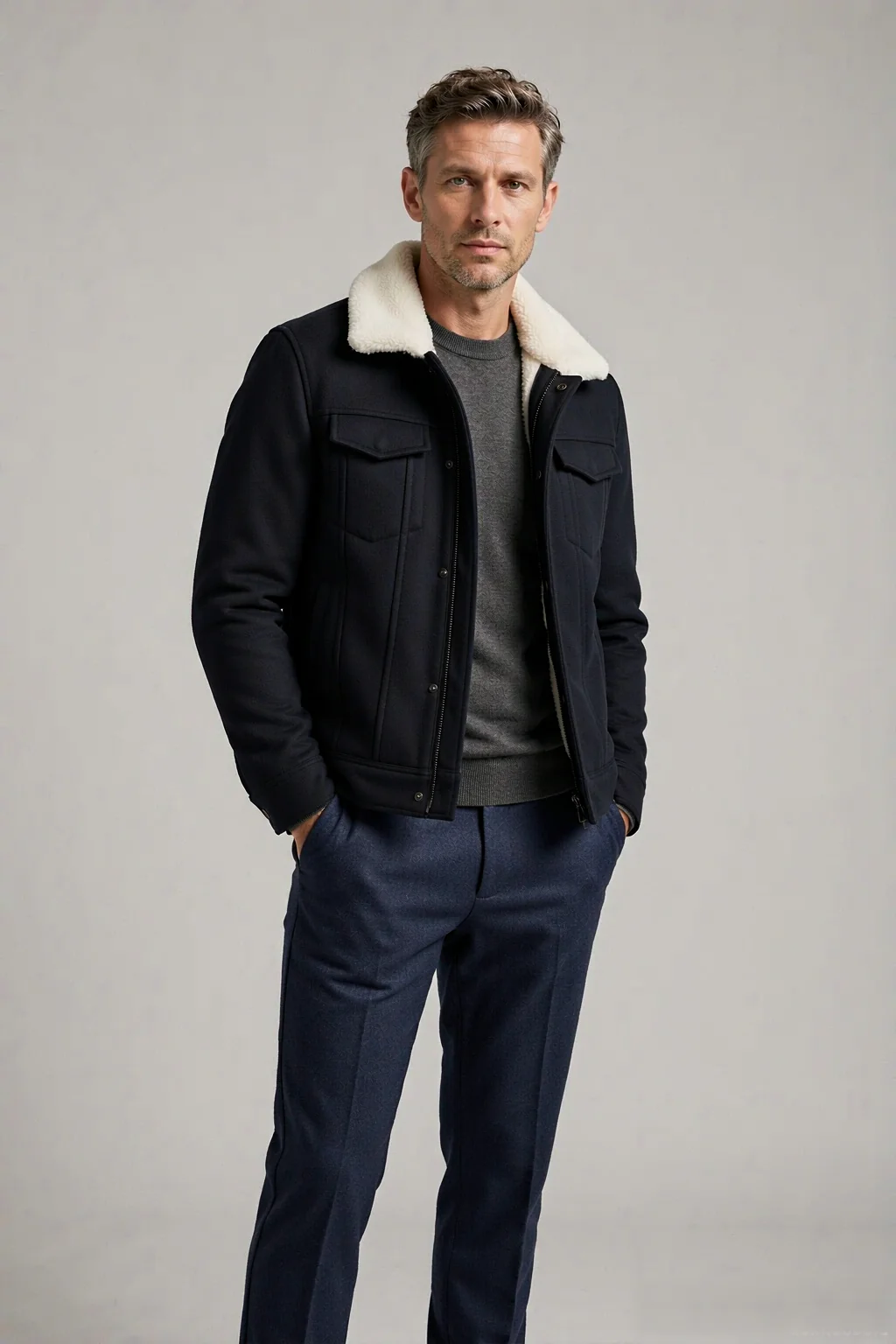 0433 jacket on model