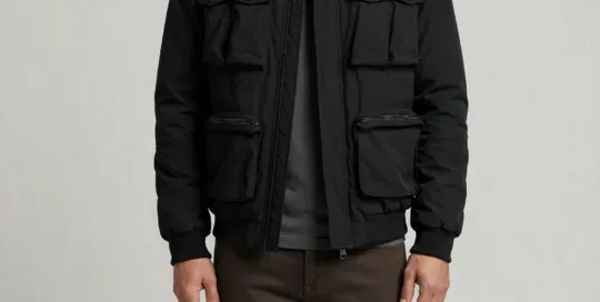 0445 jacket on model