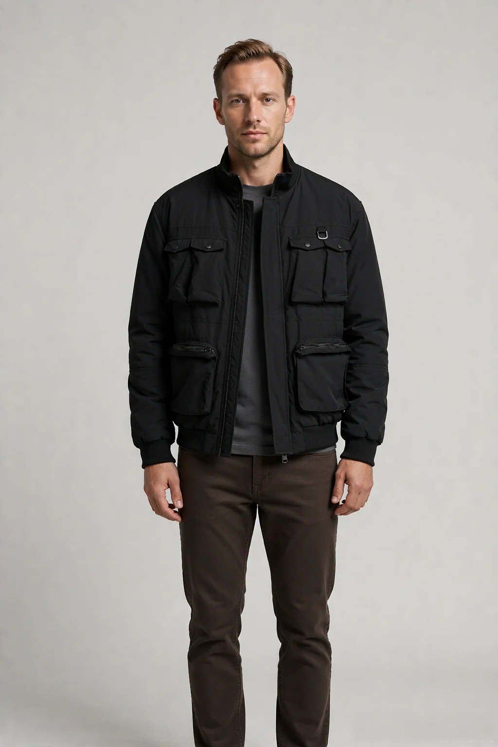 0445 jacket on model