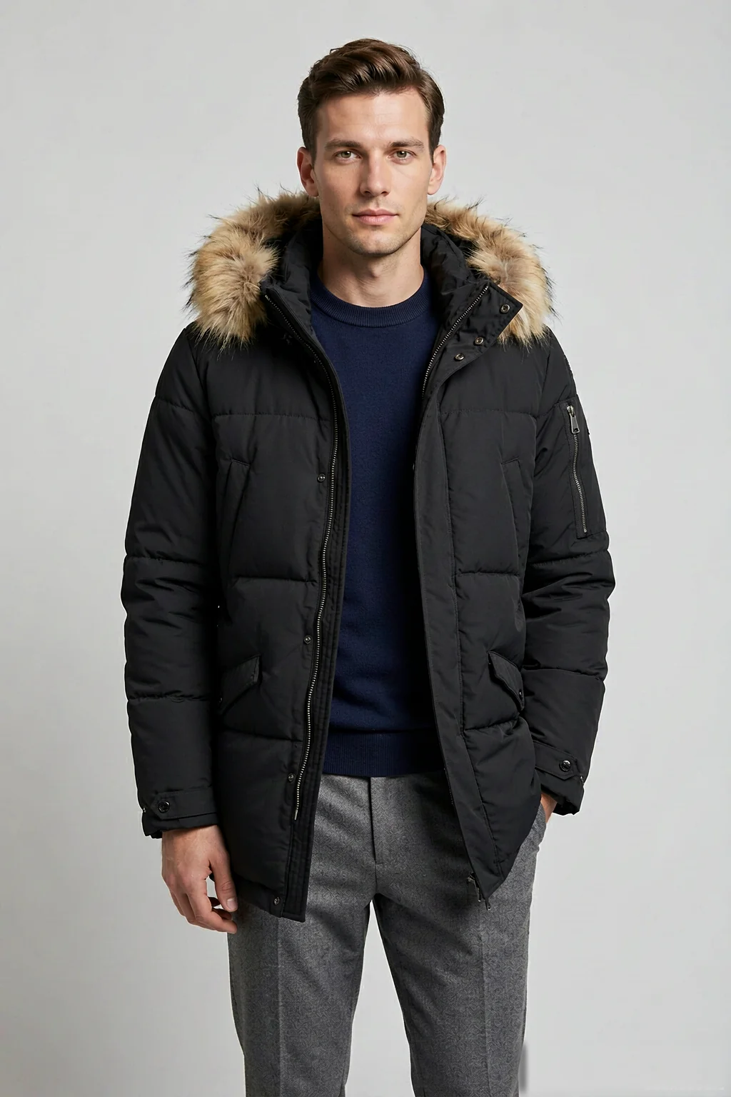 0464 jacket on model