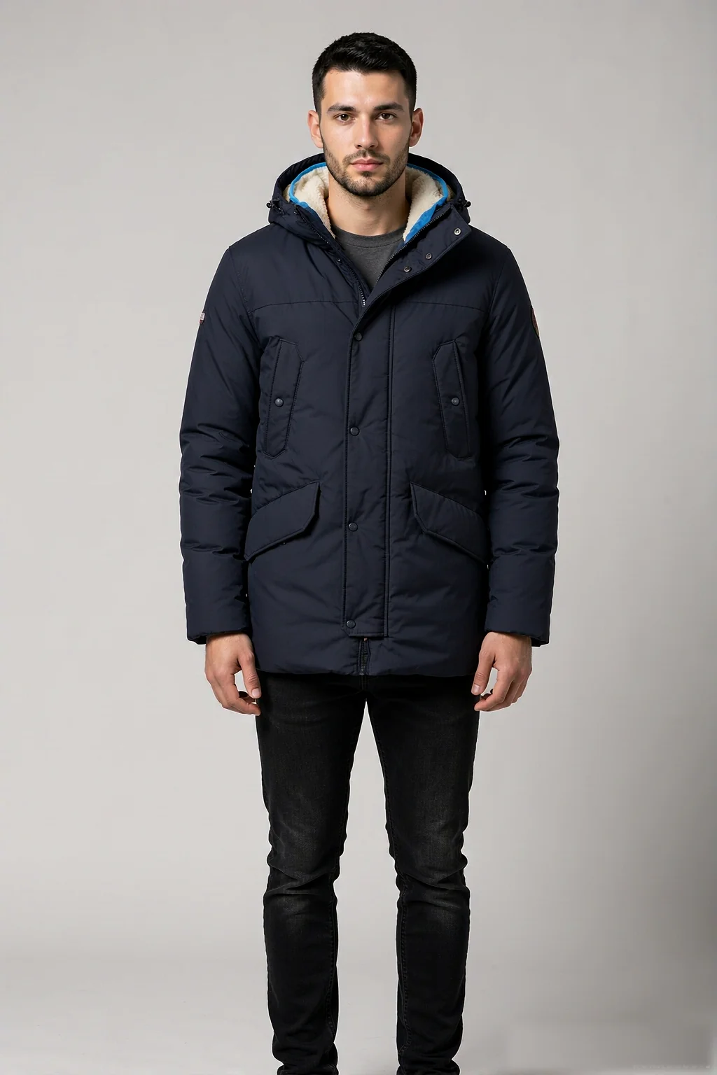 0465 jacket on model